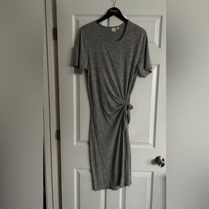 GAP gray modal bodycon dress